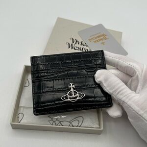 Vivienne Westwood Croc Leather Card holder